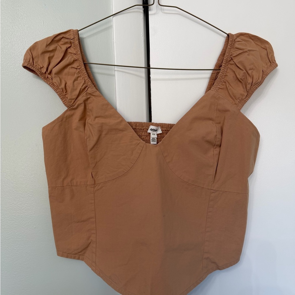 Aerie Tan Women's Blouse